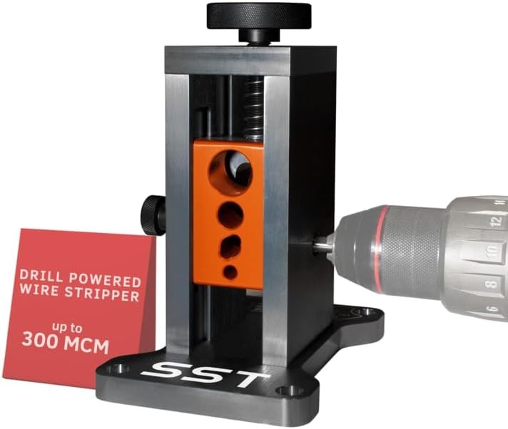 Wire Stripping Machine - Drill-Powered Scrap Wire Stripper