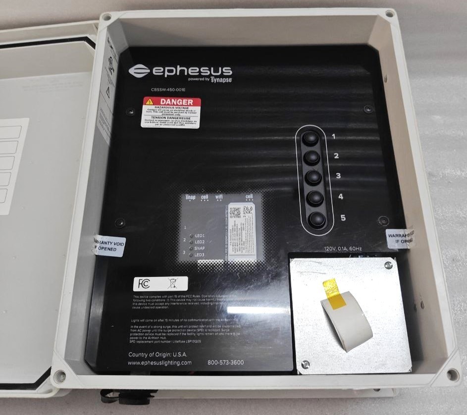 SPRING LIGHTING GROUP CBSSW 450 001E DB DC CENTRAL BASE STATION EPHESUS SYNAPSE