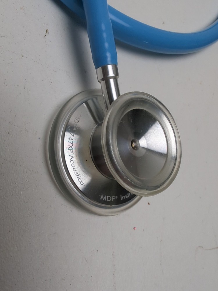 MDF Acoustica 747XP Stethoscope Blue – Dual Head –