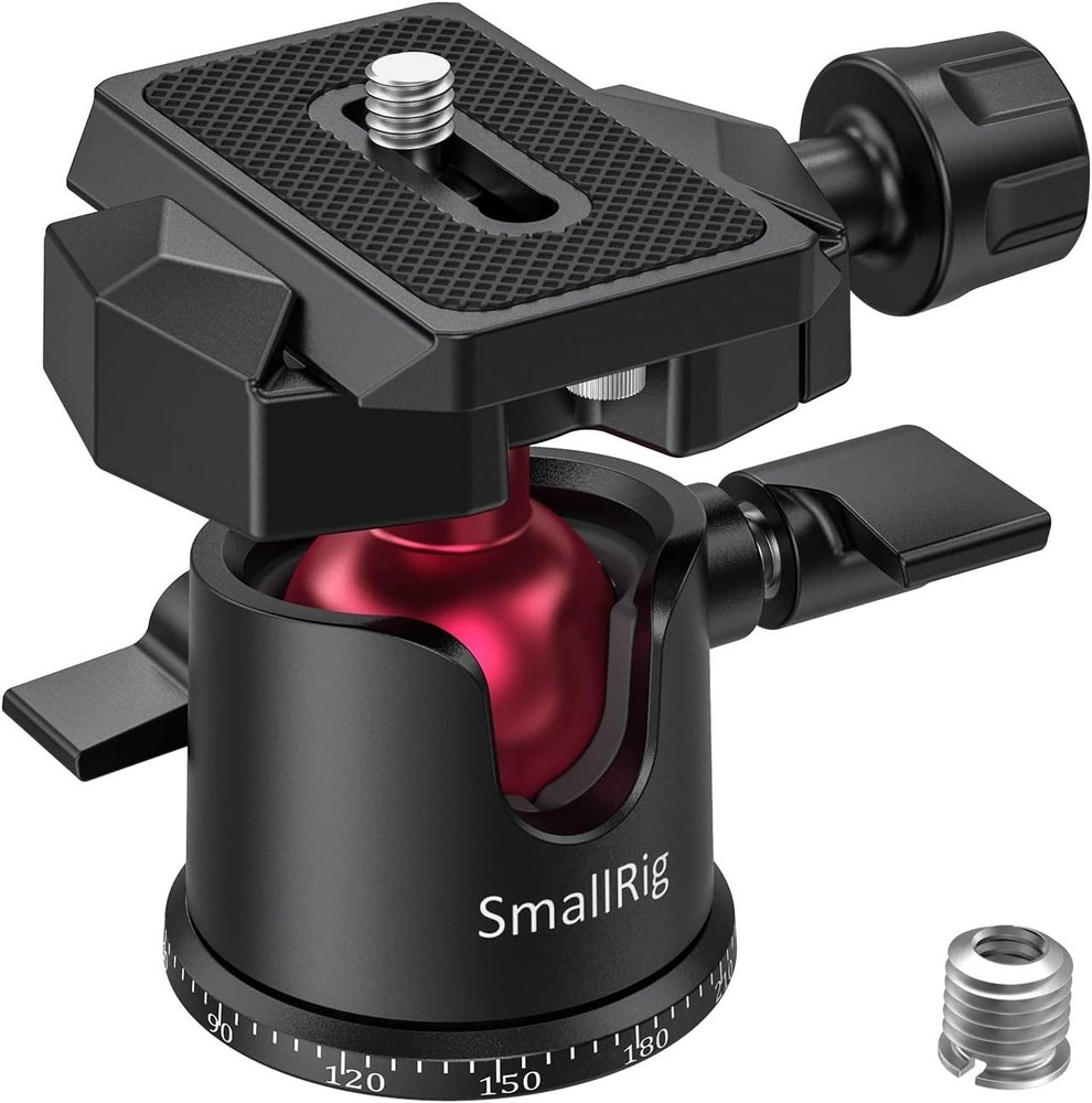 SmallRig Mini Tripod Ball Head with Camera Quick Release Plate Swivel 360°