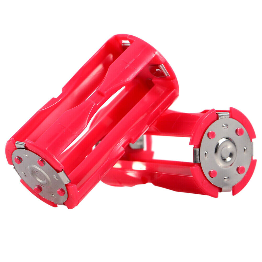 10pc 4AAA To C Size Parallel Battery Convertor Adapter Holder Cases Box Red NGF