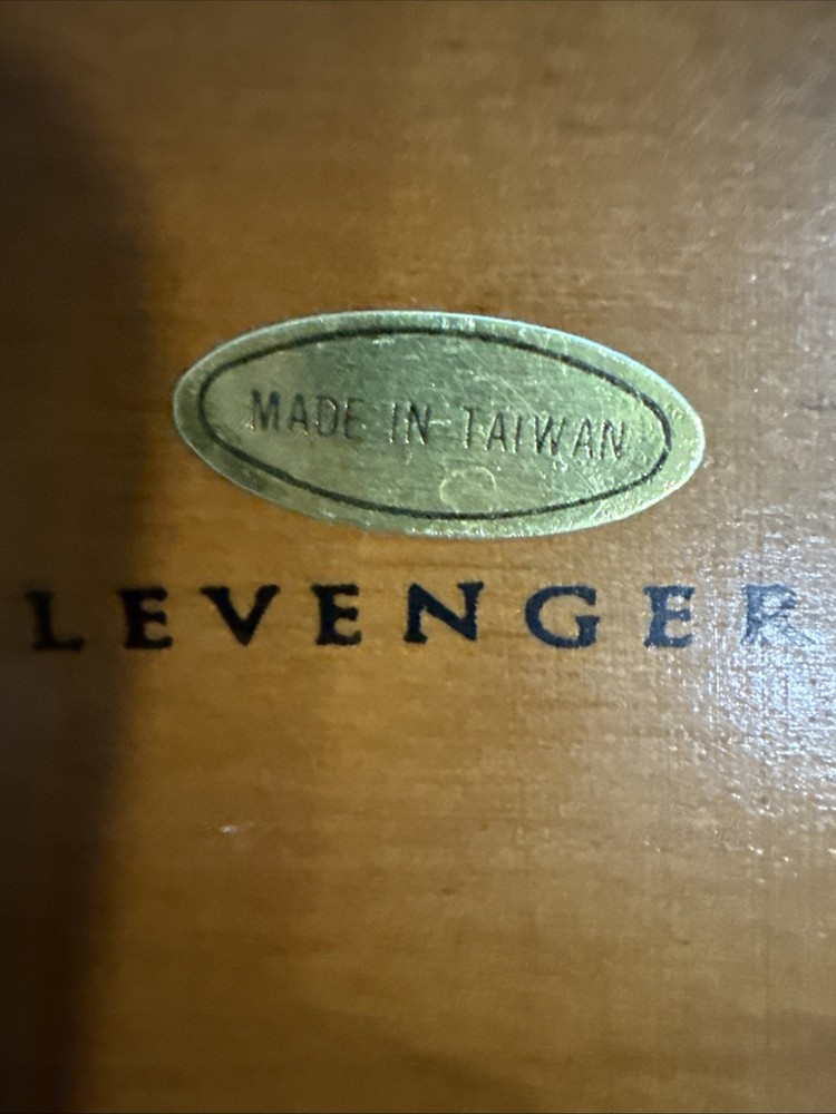 Levenger Fine Wooden Address File Catalog Index Defect