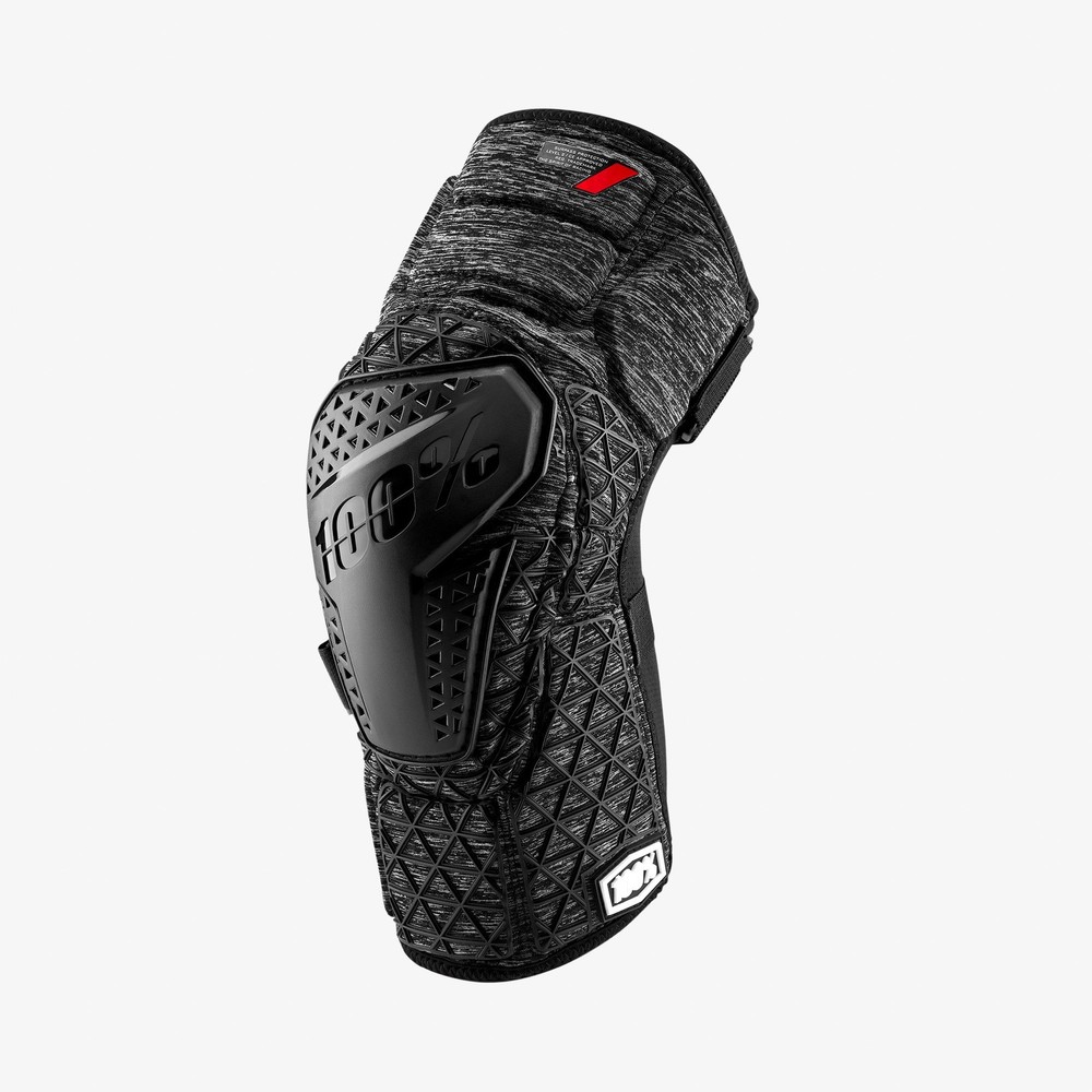 100% Surpass Knee Guards Medium Gray/Black