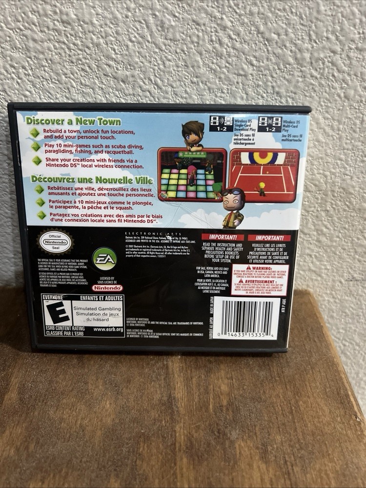 Mysims - Nintendo DS Game Original Case, Manual Only