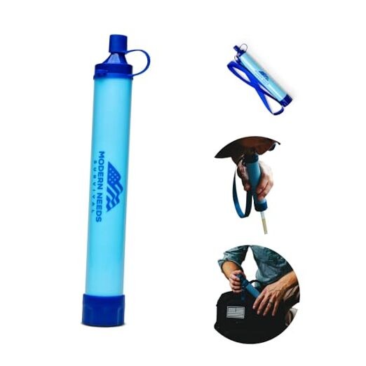Ready Filter Personal Water Filter Straw | Backpacking Water Filter for 1