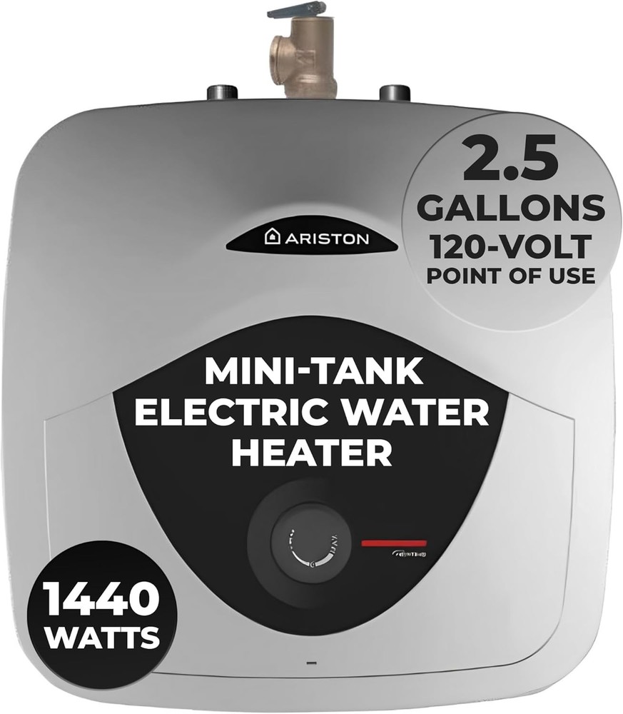 Ariston Andris 2.5 Gallon Water Heater 120V Under Sink Mini Tank