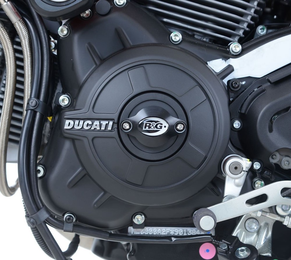 R&G Engine Case Sliders Black (LHS) Ducati Diavel 2011 - 2018