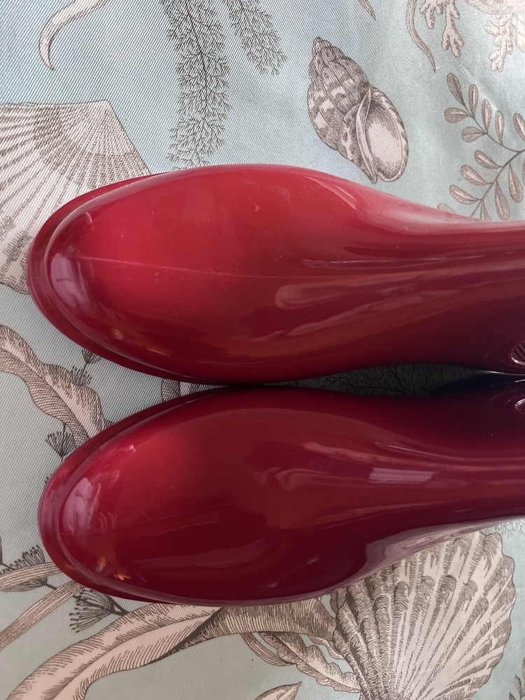 igor Short Red Rain Boots Sz EUR 39