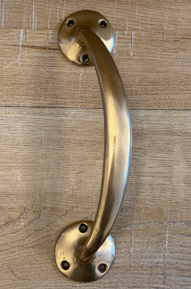 ANTIQUE  SOLID BRASS DOOR PULL HANDLE
