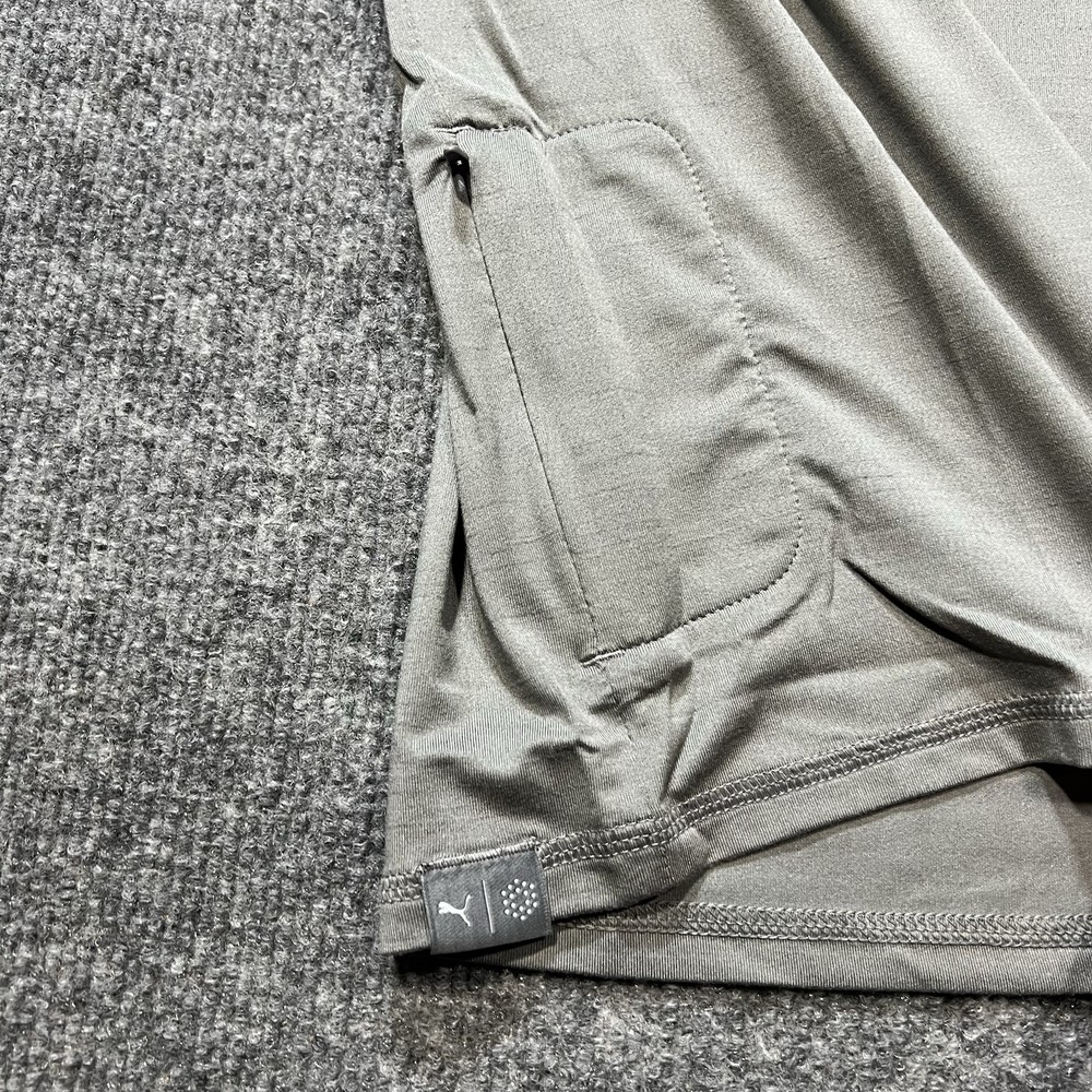 Puma 1/4 Zip Small Gray Cloudspun Pullover