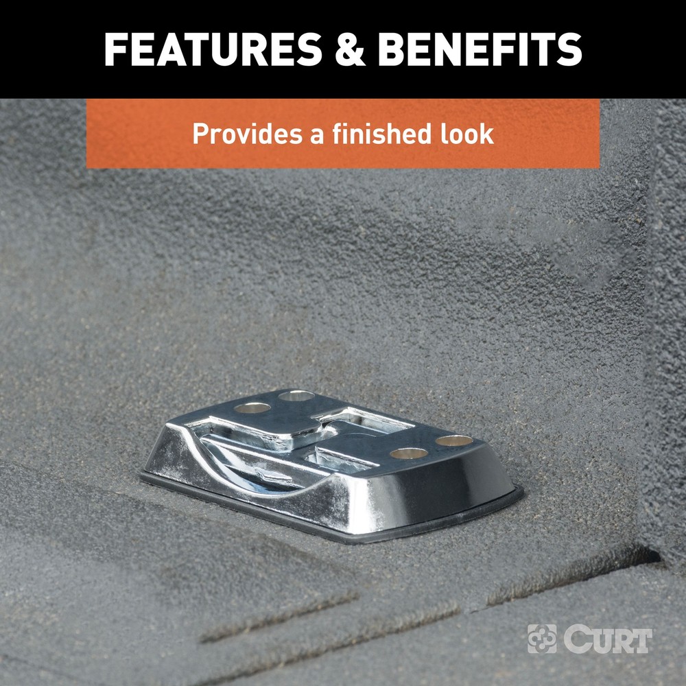 Curt Fold-Away Rope Hook (1,200 lbs, Packaged)