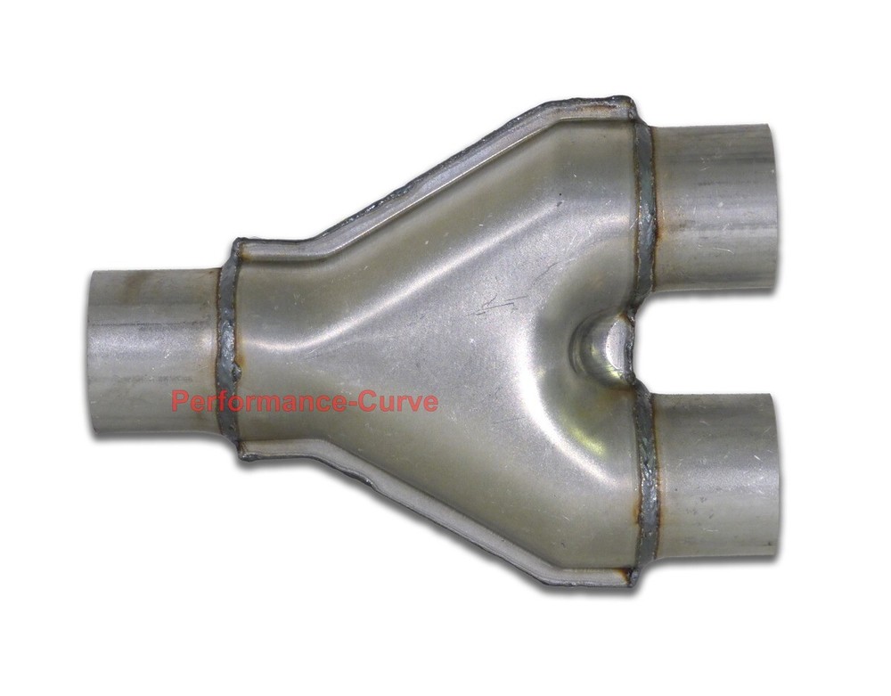 Single 2.25" / Dual 2.25" Y Pipe Universal Custom Exhaust Aluminized Y2141