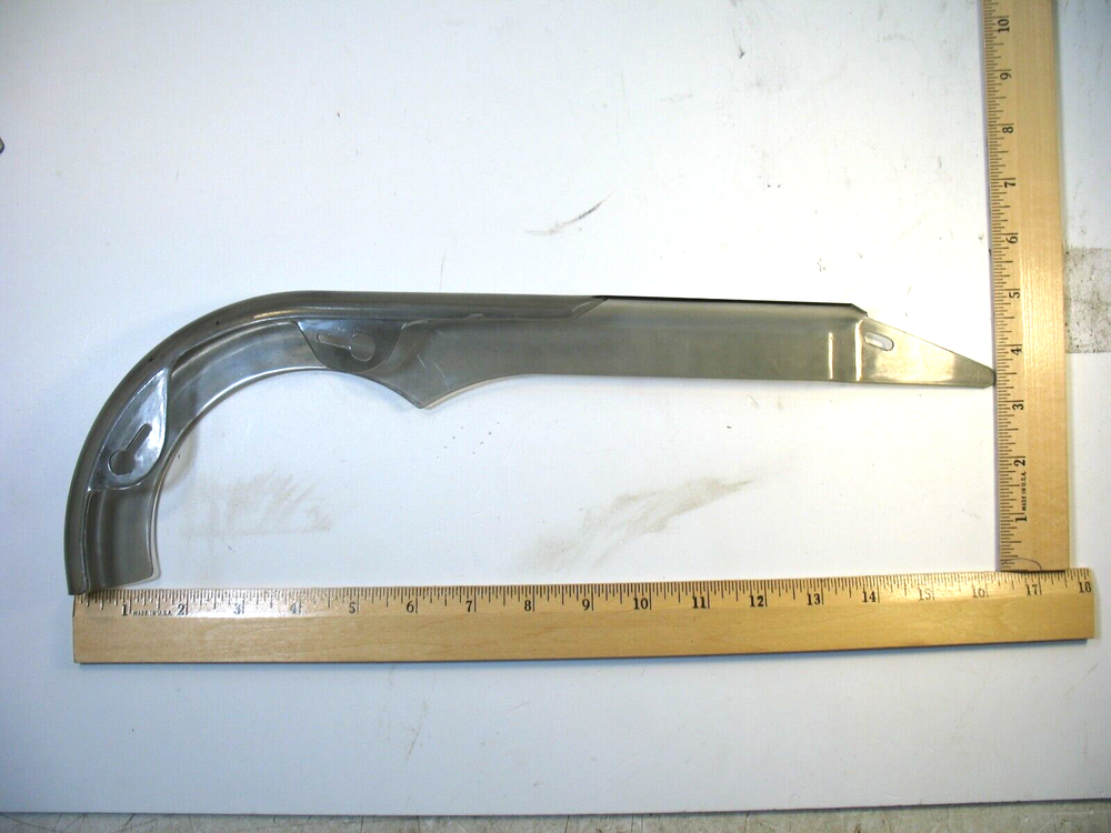 Light Smoked Plastic Bicycle Chain Guard Without Hardware #6
