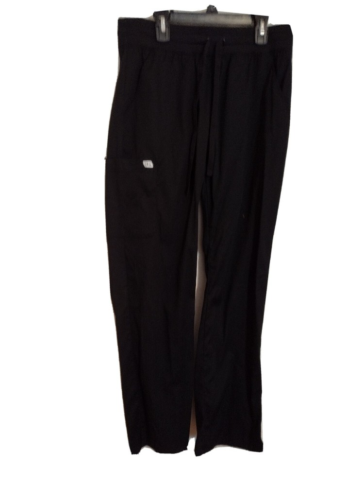 Ladies scrub pants  -BLACK-Large