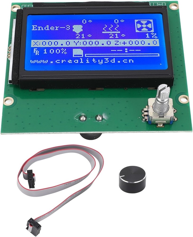 3D Printer LCD Display Screen 12864 Control Panel Blue for Ender 3 Series