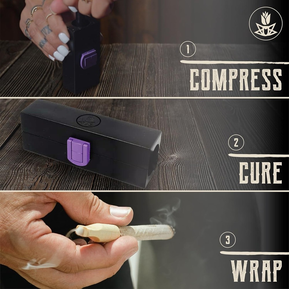 Purple Rose Supply Cannagar Mold – 3.5-7g Small Size Roller