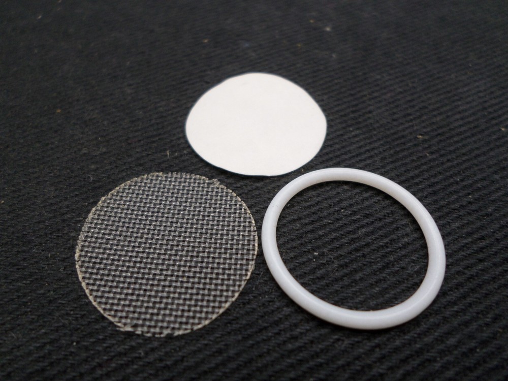 KONTES PTFE Support Screen Gasket and Mesh Filtration Screen 22mm Outer Diameter