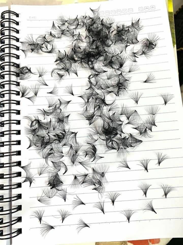 Handmade Eyelash Extensions 5-7D D Curl