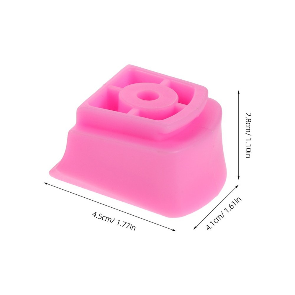 2pcs Inline Roller Skates Brake - Pink Stopper Block Replacement Skate