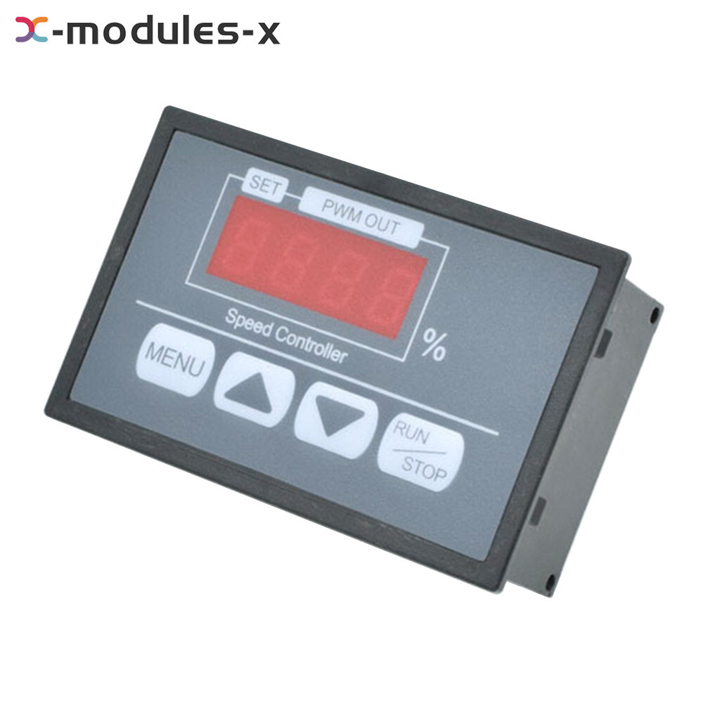 30A 6-60V PWM DC Motor Speed Controller Slow Start Slow Stop Digital Controller