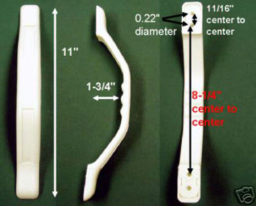 RV Door Grab Handle for Camper Trailer - White