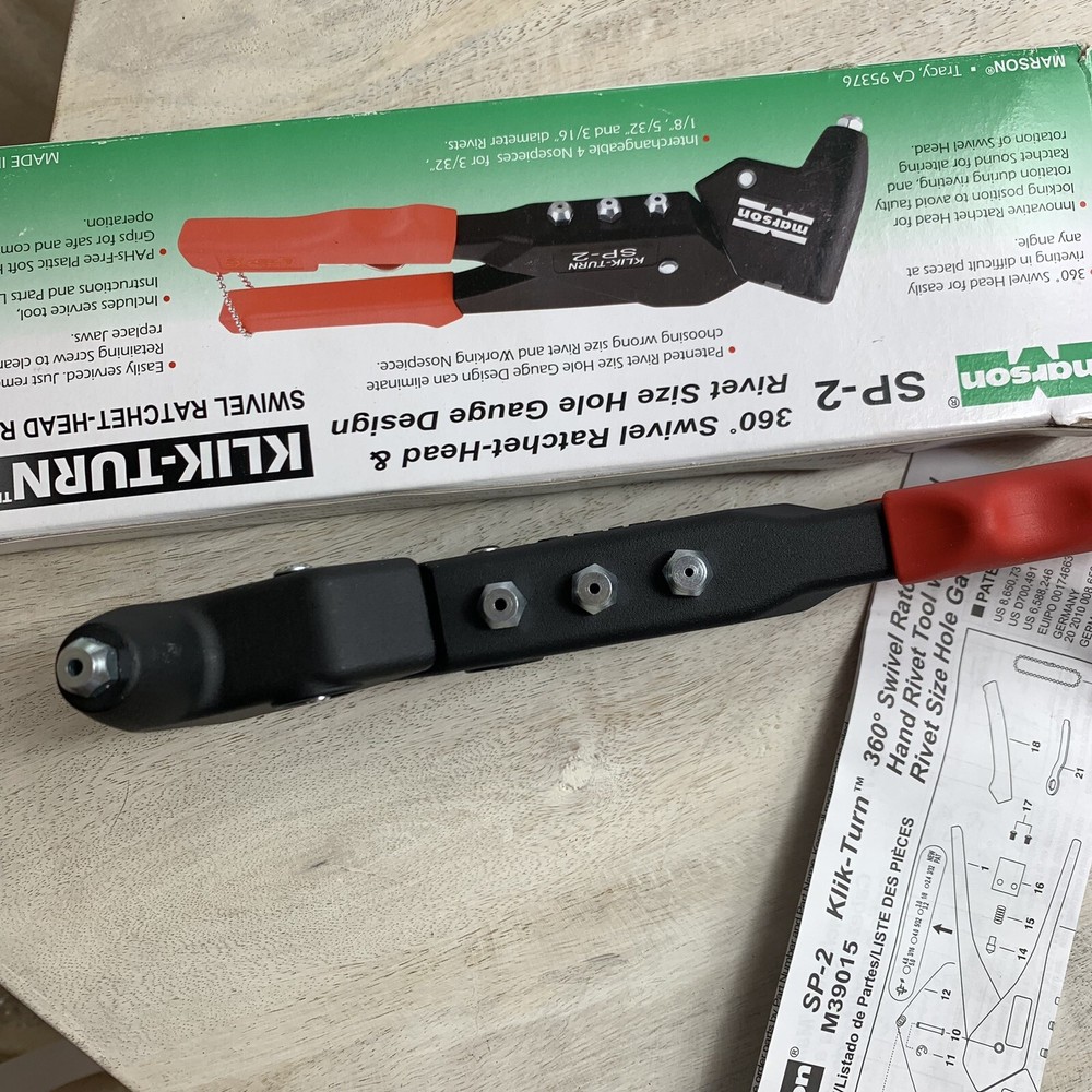 Marson 39005 Klik-Turn SP-2 Rivet Tool