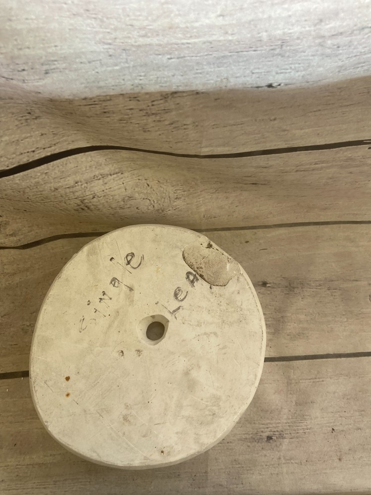 Vintage Unbranded Ceramic Casting Mold Single Leaf