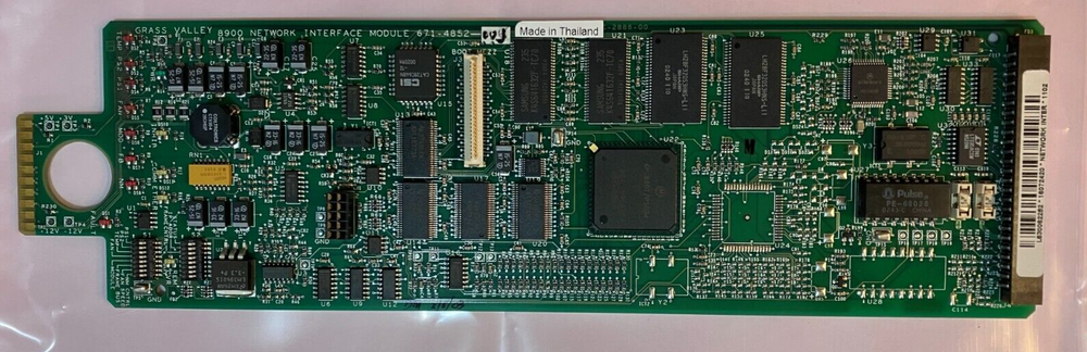 Grass Valley Gecko 8900 Network Interface Module Board 671-4852