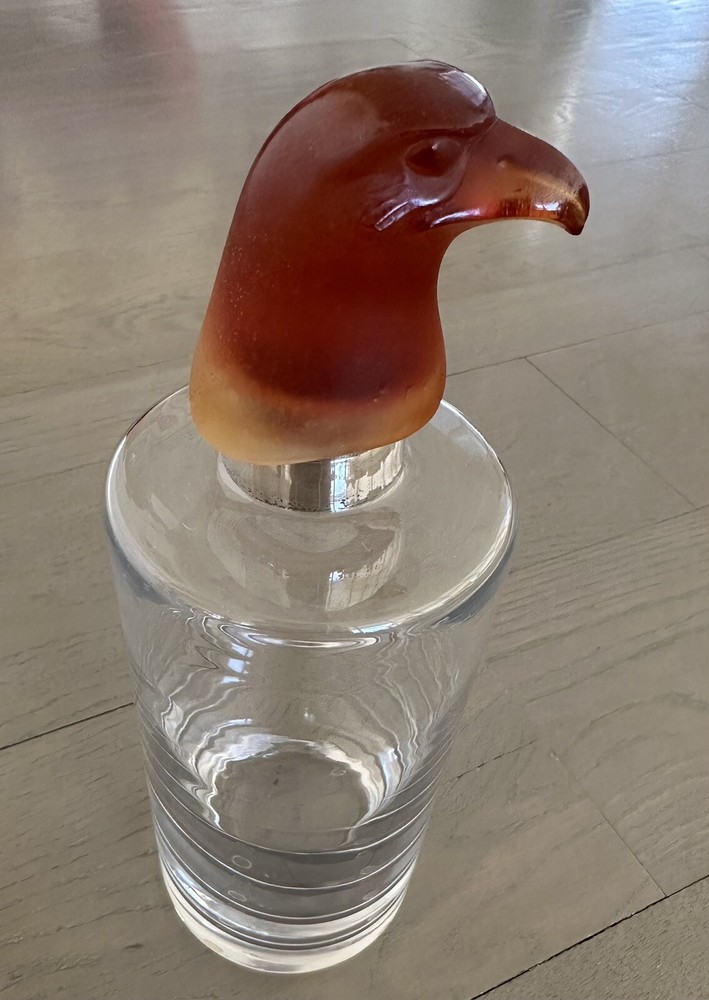 Daum France Eagle Crystal Decanter