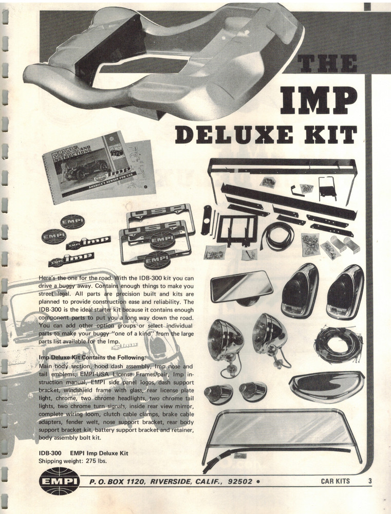 EMPI 1971 Hi-Performance Accessory Guide For Volkswagens PDF File USB Drive
