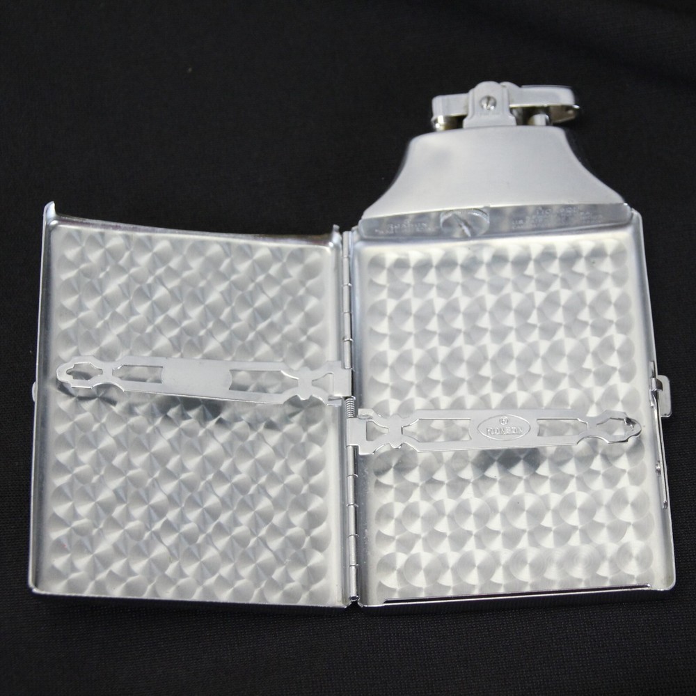 Ronson Art Deco Mastercase Cigarette Lighter Case Combo 1930s