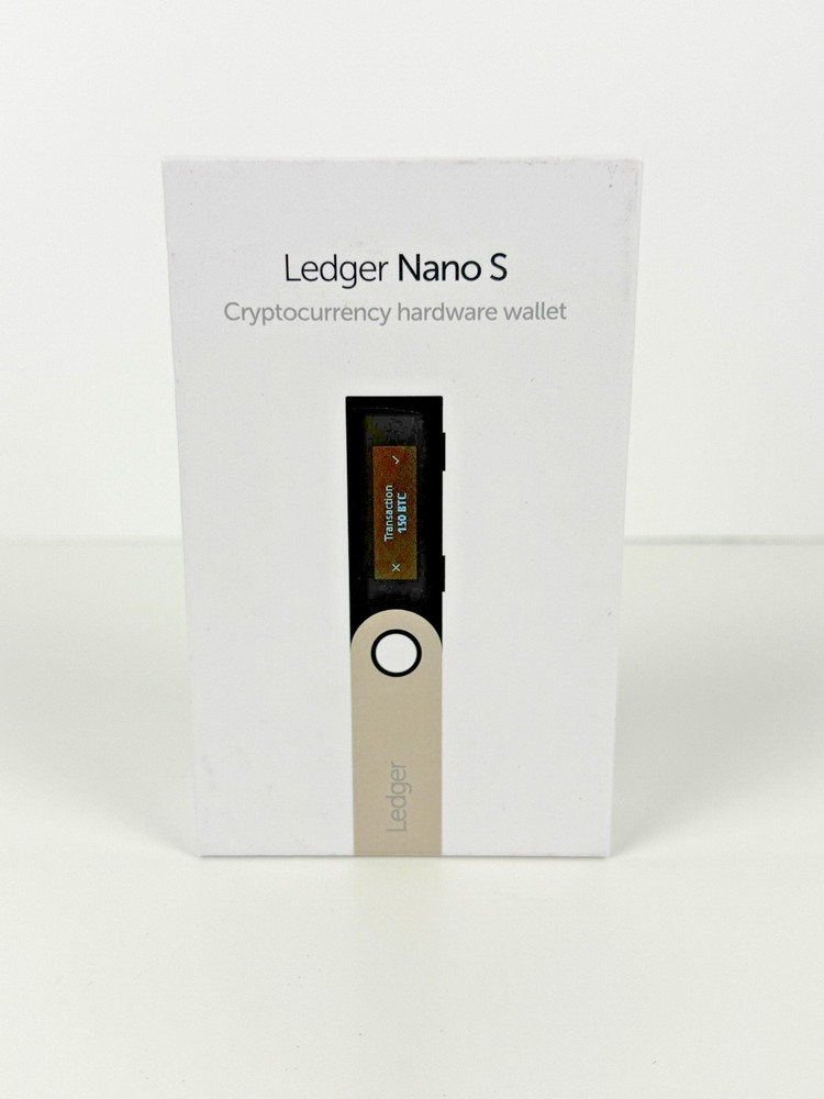 Ledger Nano S Cryptocurrency Hardware Wallet Open Box Complete Mint Unused