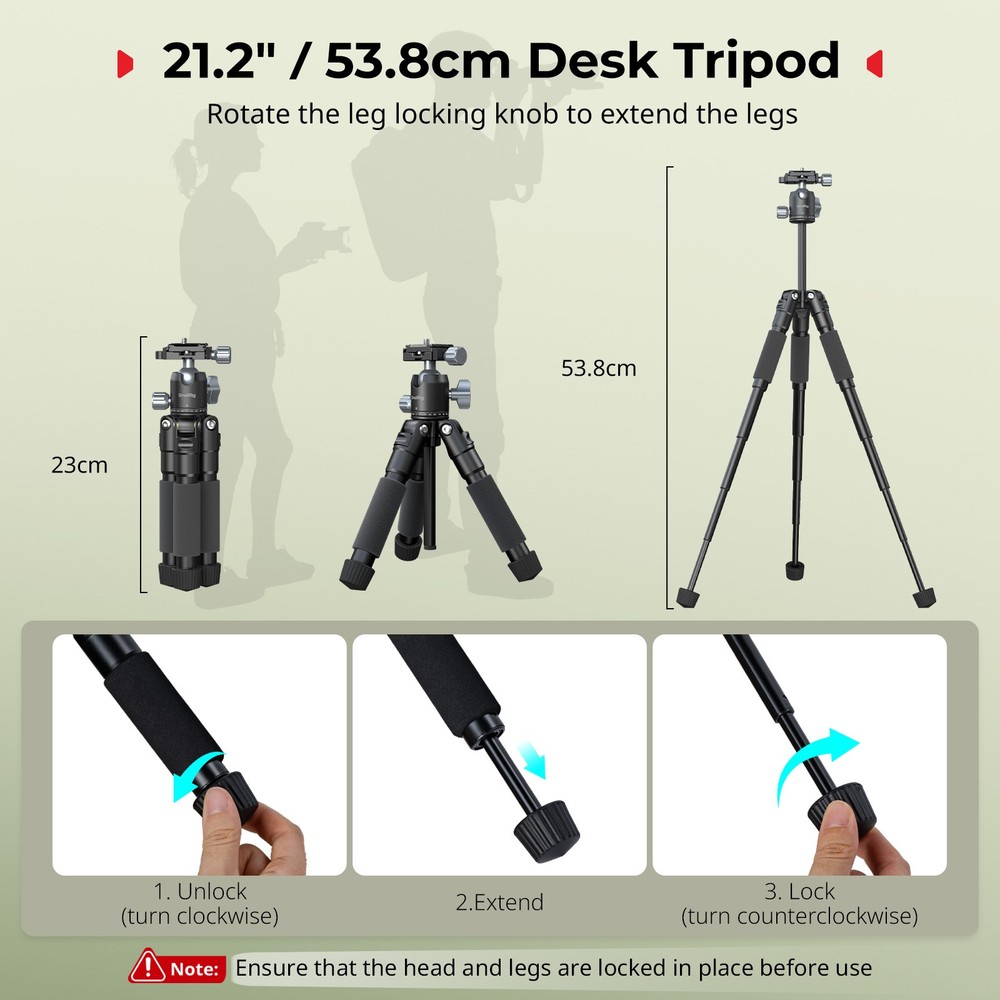SmallRig VT-20Pro Portable Desktop Tripod 5470