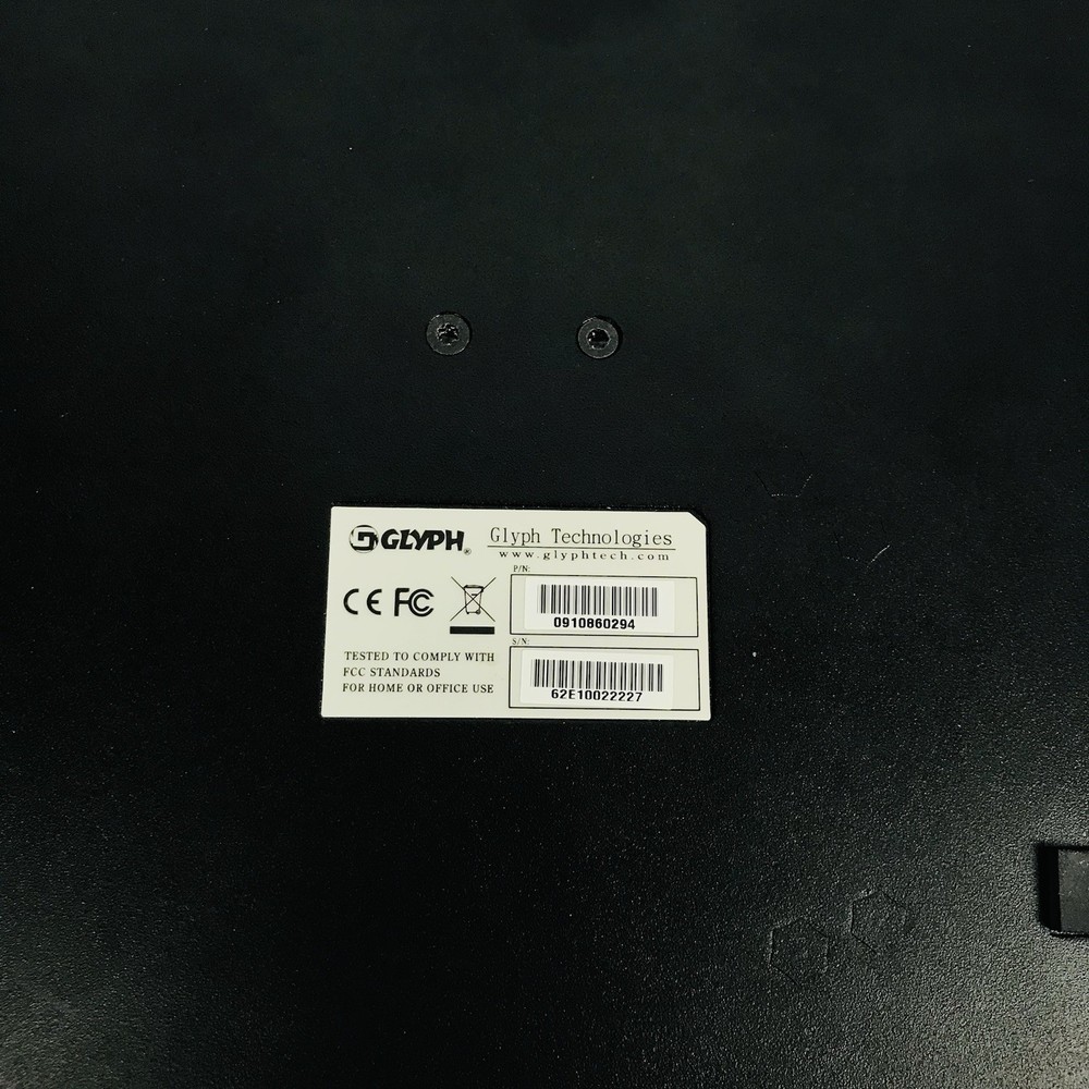 Glyph GT062E 2TB Professional Raid External Tabletop Hard Drive USB W/ Case