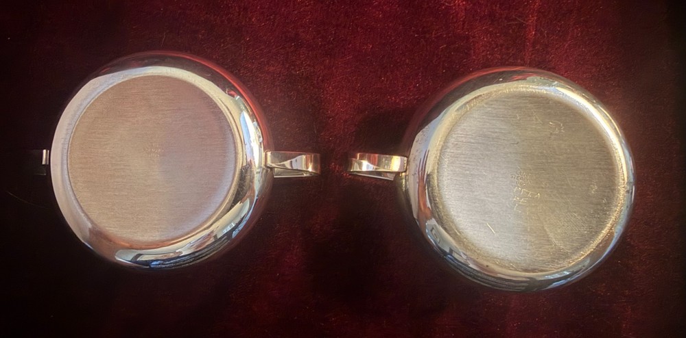 Lunt Sterling Silver Art Deco Creamer & Sugar