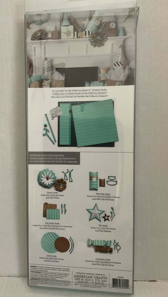 We R Memory Keepers Template Studio Pillow Box Guide