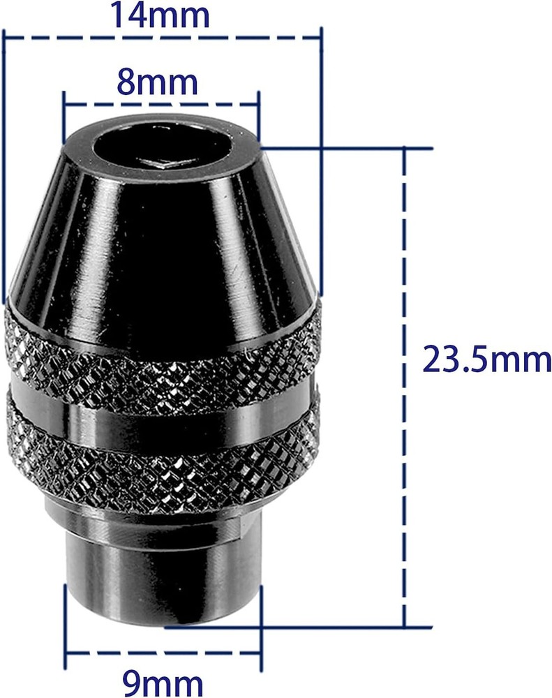 2Pk Multi Quick Change Keyless Chuck Replacement Dremel 4486 3000 4000 7700 8200