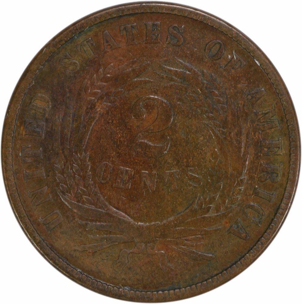 1870 Two Cent Piece F Uncertified #202