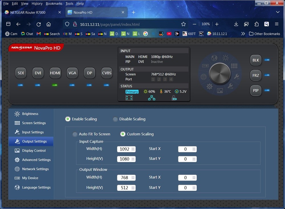 NovaStar NovaPro HD Display Video Wall Controller Tested Reset