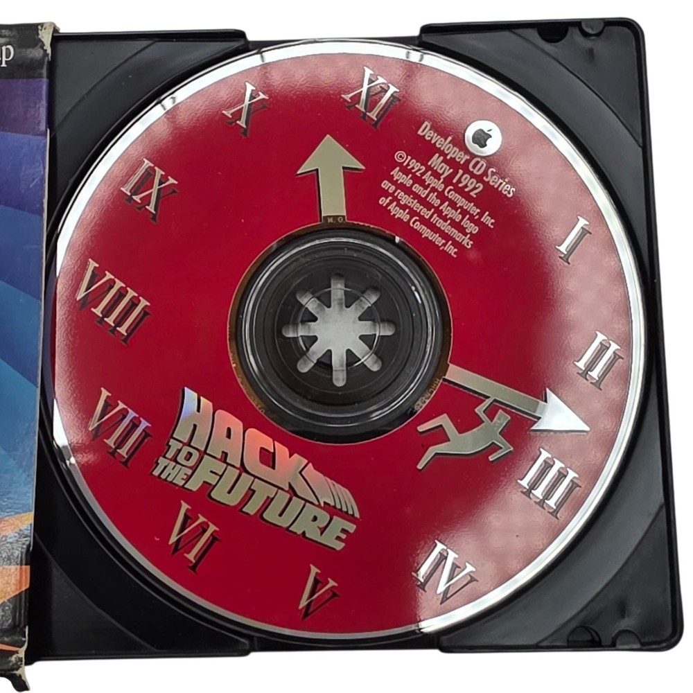 1993 Apple Developer CD “Hack to the Future” Aug Vintage Mac Scratch-Free