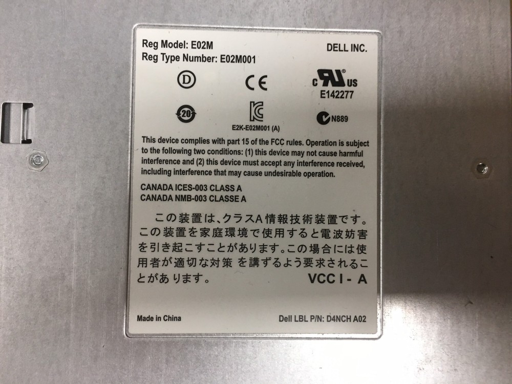 Dell PowerVault MD32 6GB SAS iSCSI Controller Module E02M E02M002