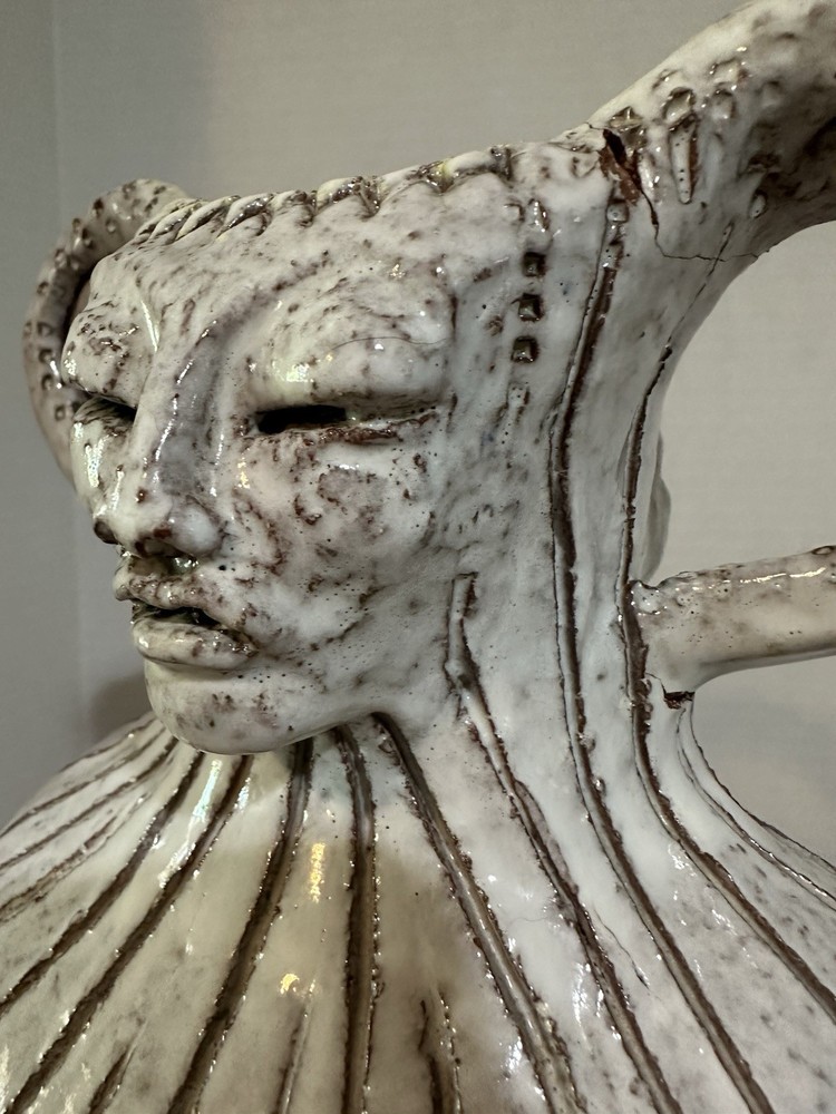 Fhen 20” Tall Vase Sculpture Pottery