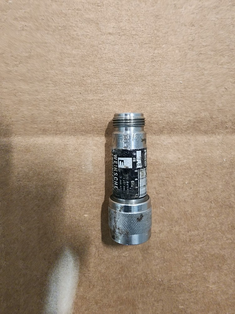 Weinschel Model 1 Type N 10dB Attenuator
