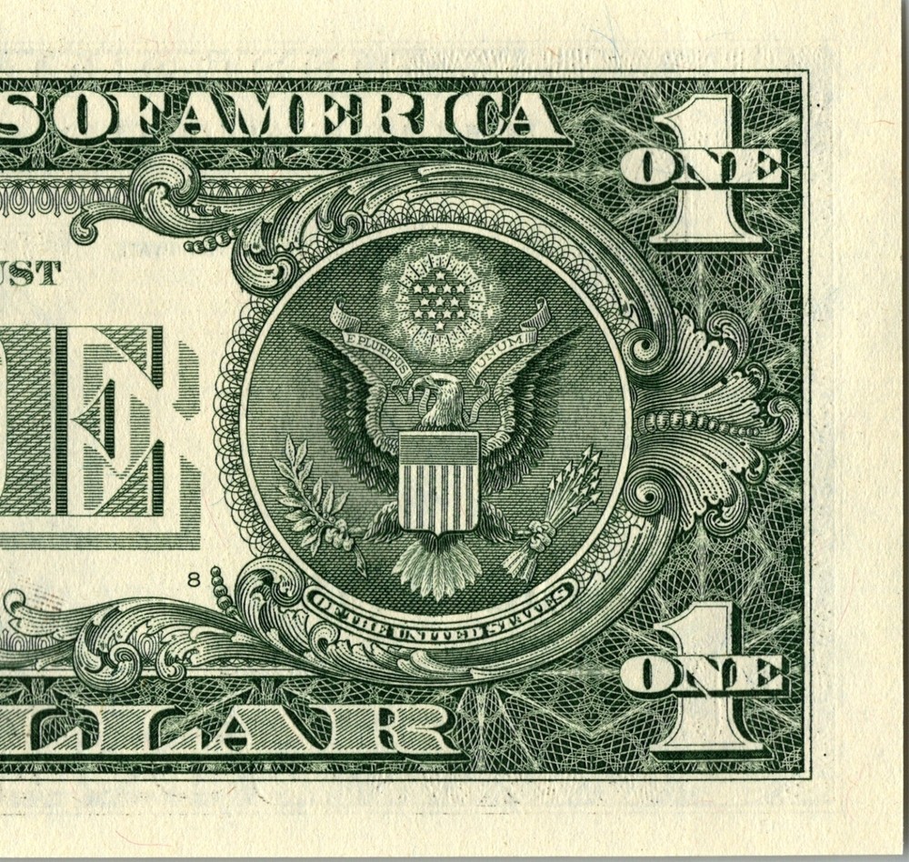 2021 D Star Note One Dollar Bill Regular Run Pack Note D02743748* UNC