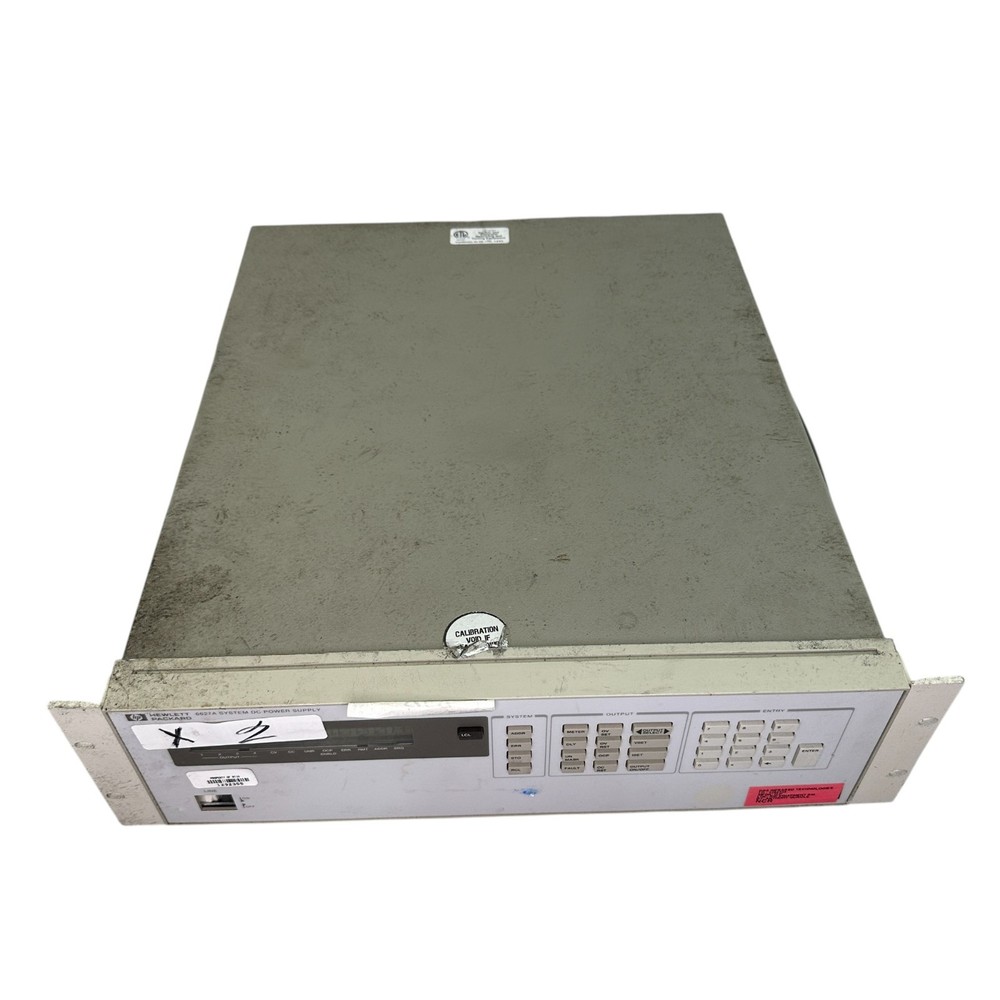 HP 6627A System DC Power Supply – Quad Output – Powers On – Rack Mount Lab Unit