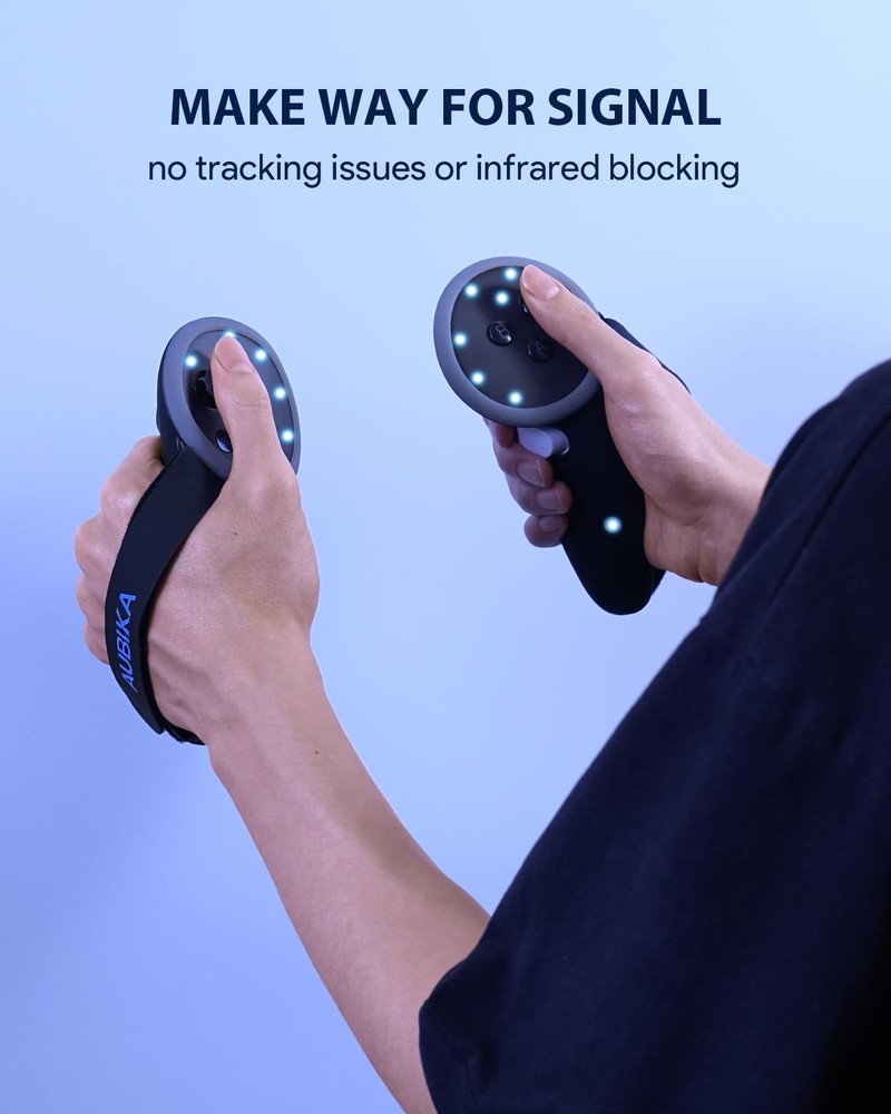 Rechargeable Controller Grips for Quest 3, Charging Covers with 2 Batteries
