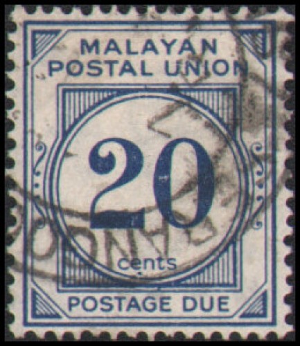 Malaya #J19 Used