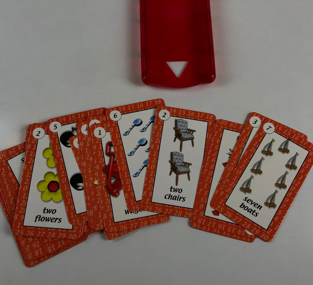 Addition & Subtraction Preschool Flash Cards + Handy Holder