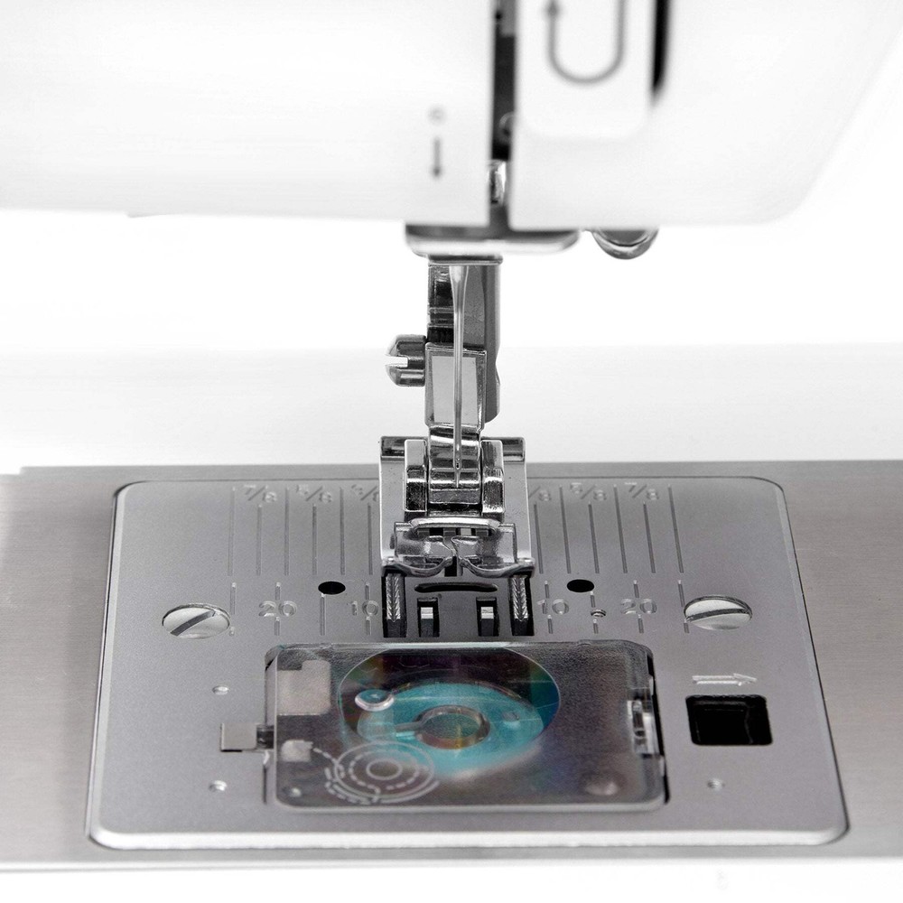 SINGER® Heavy Duty 4452 White Sewing Machine & Extension Table Bundle