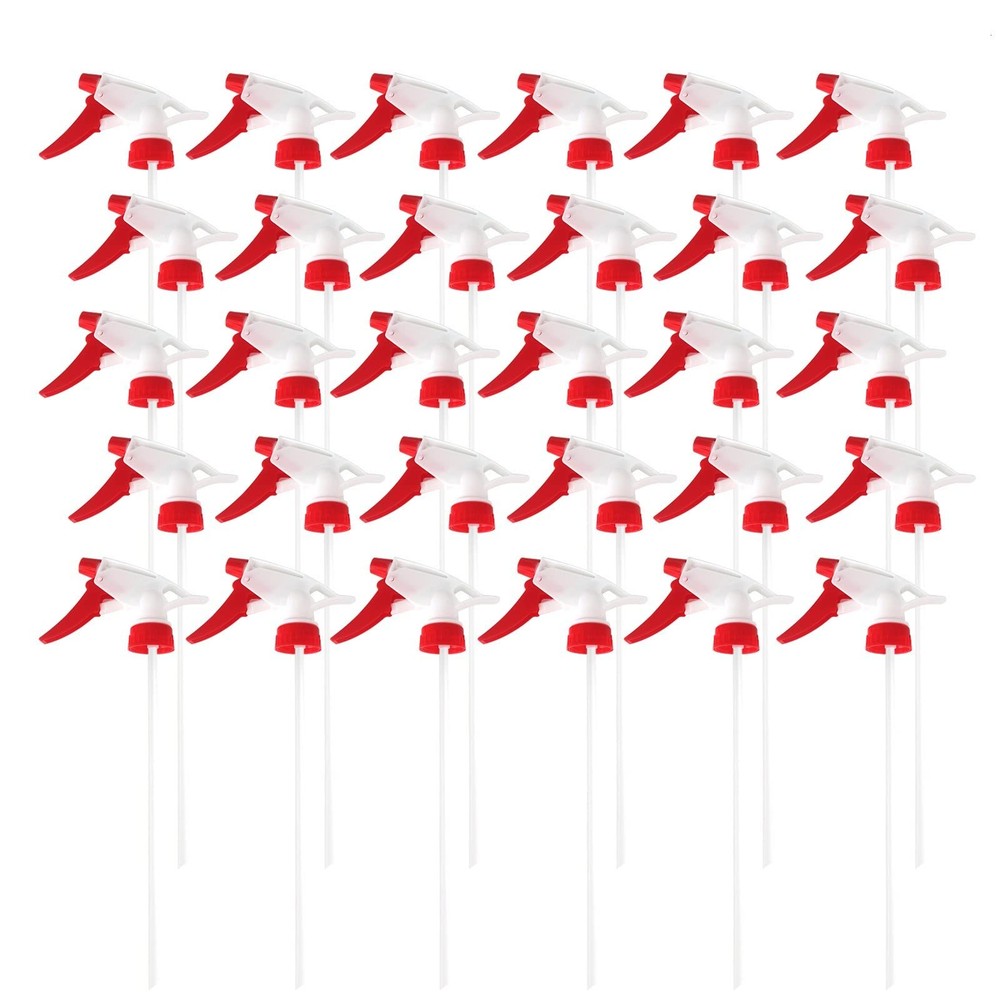 30 Pack Spray Bottle Nozzles, Heavy-Duty Stream Trigger Spray Nozzle Replacem...